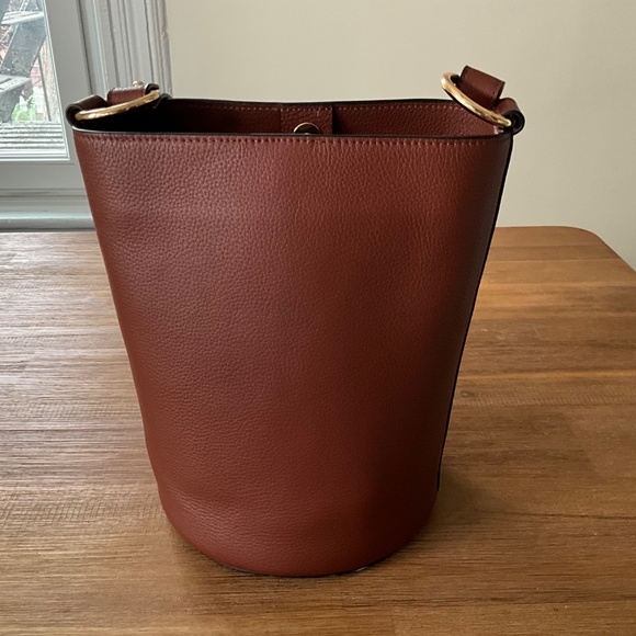 Leather Bucket Bag - Picture 5 of 10